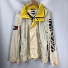 TOMMY HILFIGER トミーヒルフィガー ナイロンジャケット サイズS 裏地上部あり　フード収納　難あり　06052703　01