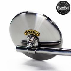 JCMAミラー φ80 ヘアライン ハーレーダビッドソン用 2個セット MOTOR ROCK (MR-HC063H)