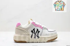 MLB CHUNKY LINER DENIM の潮流マルチマッチ 厚底ハイインソール 快適なライフスタイルシューズ 滑り止め・耐磨耗性 ロートップ ダディーシューズ-WTO輸入4