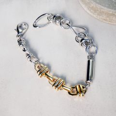 【amplis / アンプリス】celia Bracelet / ブレスレット シルバー ゴールド