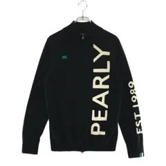 中古 メンズ パーリーゲイツ PEARLY GATES ニットアウター 6(LL) 濃紺 ダブルジップ カシミヤ