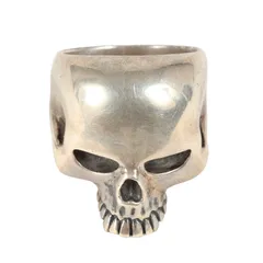 CRAZY PIG クレイジーピッグ リング サイズ:21号 / ラージ エビル スカル リング / キースリング (EVIL SKULL RING LARGE) / シルバー925 / 指輪 アクセサリー ジュエリー【メンズ】【中古】のサムネイル