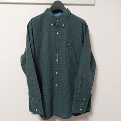 CHAPS ラルフローレン RALPH LAUREN 長袖 チェック BD ボタンシャツ L グリーン 05I1701