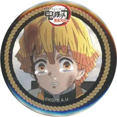 【中古】バッジ・ピンズ 我妻善逸 「劇場版 鬼滅の刃 無限列車編×ufotable Cafe  第二期 後半 44mmくじ引き缶バッジ  第二期 後半」