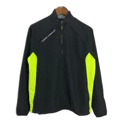 UNDER ARMOUR アンダーアーマー ハーフジップ プルオーバージャケット ブラック (メンズ M) 中古 古着 S8645