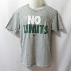 古着 メンズM NIKE/ナイキ ポリエステルTシャツ 半袖 スポーツ ジム ジョギング トレーニング グレー/ホワイト/グリーン 612684-063 fg4569