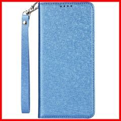 【新着商品】ベルトなし マグネット式 ストラップ付き ケース ケース 手帳型 L-01L カード収納 L-01L スタイル2 エルジー スマホケース 高級PUレザー 薄型 カバー 用 ブルー style2 LG Elick