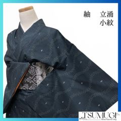 作家もの 付け下げ 染め大島紬 証紙付き 京友禅 たたき染 着物 071a d
