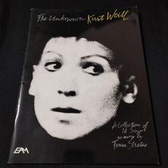 歌曲集　クルト・ヴァイル　知られざるクルト・ワイル　The Unknown Kurt Weill　　楽譜　棚Mb9　2025-04-5