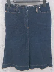 ◇ SONIA RYKIEL ソニアリキエル 膝丈 タイト デニム スカート 36 インディゴ *  【1002799976145】のサムネイル