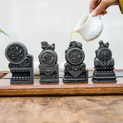 抱鼓石門墩 獅子 麒麟 象 置物 オブジェ モダン インテリア 開運 商売繁盛 縁起物 風水 魔除け 幸運 健康 運気向上 繁栄 玄関 オフィス 寝室 リビング 成功