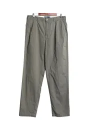 【お得なクーポン配布中!】 90s ポロ ラルフローレン コットン チノ パンツ 36 34 / オールド スラックス チノパン ストレート ツータック ポロチノ ボトムス シンプル