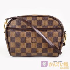 【Louis Vuitton】ルイヴィトン ポシェット イパネマ N51296 ダミエ エベヌ ショルダーバッグ ポーチ ブラウン系 レディース 【中古】 USED-AB 【9304】