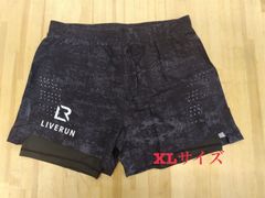 ライブランポケットハーフパンツ(ネイビー)🩳インナータイツ付XLサイズ