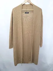 ◇ ⊇ green label relaxing UNITED ARROWS 長袖 ロング カーディガン 表記なし キャメル系 レディース E  【1506180001312】