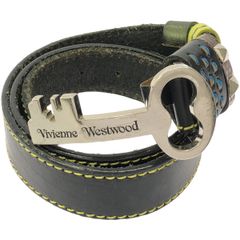Vivienne Westwood ヴィヴィアンウエストウッド キーモチーフマルチスタッズレザーベルト  ブラック -