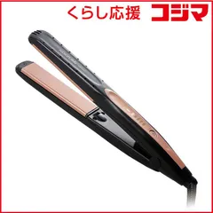 【 新品 未開封 】   コイズミ マイナスイオン ストレートアイロン 120℃～200℃ 海外対応 交流(コード)式 ブラック KHS-8230/K 未使用 送料無料