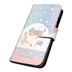サンリオ 正規品 キキララ Galaxy S26 SCG36 ケース 手帳型 スマホケース [デザイン:12.くものうみ(リボン)/マグネットハンドあり] SANRIO リトルツインスターズのサムネイル