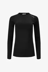 ACLIMA アクリマ FW25 WARMWOOL CREW NECK WOMAN Mサイズ Jet Black