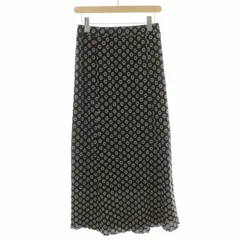 フリークスストア FREAKS STORE フラワー ストレッチレース マーメイドスカート ロング マキシ ウエストゴム 裾フリル 花柄 総柄 F 黒 ブラック 1111248901906 /XK