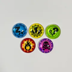 No.119【ハンドメイド】ホログラム状態異常マーカー小さめサイズのサムネイル