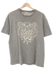 KENZO ケンゾー Classic Tiger T-Shirts タイガー刺繍Tシャツ グレー M