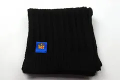 FCバルセロナ マフラー サッカー 応援 グッズ 小物 メンズ ブラック FC BARCELONA 【中古】