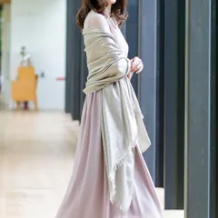 ストール レディース ラメ ショートフリンジ 薄手 結婚式 無地 オケージョン GOD160