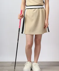 【CECIL McBEE green】 バイカラースカート（ﾍﾞｰｼﾞｭ）【Mサイズ】  M170
