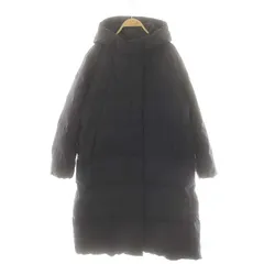 ユニクロ UNIQLO シームレスダウンロングコート アウター M 紺 /HK ■OS