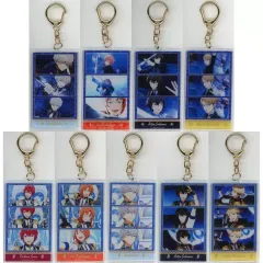 【中古】キーホルダー 全9種セット 「あんさんぶるスターズ!! 追憶セレクション POP-UP STORE チェックメイト トレーディングアクリルキーホルダー」