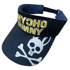 Psycho Bunny エンブロイダリーロゴ サンバイザー NAVY FREE サイコバニー LOGO SUN VISOR SUNVISOR ネイビー 紺 GOLF ゴルフ