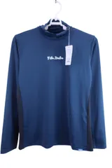 【未使用品】FILA GOLF(フィラゴルフ) 長袖モックネックシャツ ネイビー レディース L ゴルフ用品 2501-0656 新品