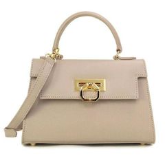 【CARBOTTI / カルボッティ】レディース ハンドバッグ ショルダーバッグ (GRETA 245 V2 TAUPE) グレタ ライトトープ 2way バッグ 24AW [新品] [訳あり]