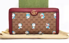 グッチドラえもんコラボ ベージュ/レッド ゴールド金具