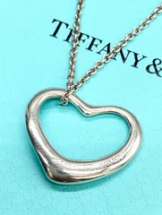 箱・布袋付 ティファニー TIFFANY & Co. オープンハート ネックレス シルバー925 SV925 Ag925