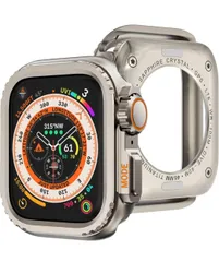 ★TALENANA for Apple Watchケース46mm アップルウォッチカバー 瞬時にApple Watch Ultraに変身する 亜鉛合金素材  Apple Watchアクセサリー（46mm、チタンカラー）