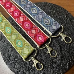 インド刺繍リボン スマホショルダー ショルダーストラップ 30.31.32