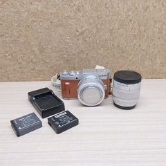 Panasonic パナソニック LUMIX DC-GF10 ミラーレス一眼 デジタルカメラ レンズ2点 バッテリー2点セット