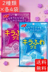 ノーベル製菓 キラふわ グレープ/ソーダ 各4袋 計8袋セット 大容量 食べ比べ アソートのサムネイル