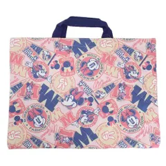 【メール便】ミニーマウス レッスンバッグ キルトチャームバッグ ピンク 新入学 ディズニー アートウエルド お稽古バッグ キャラクター グッズ 