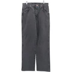 古着 80~90年代 ラングラー Wrangler ブラックデニム ストレートデニムパンツ メンズw32相当 ヴィンテージ/eaa419395