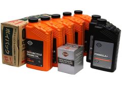 【ハーレー純正】　エンジンオイル 20W50 6本 ハーレー純正】 エンジンオイル 20W50 6本 - メルカリ