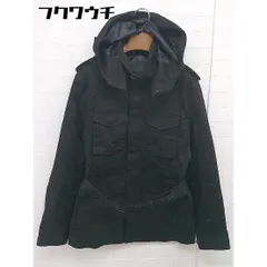 ■ ◎ COMME CA ISM コムサイズム ウエストベルト付き ジップアップ ジャケット サイズS ブラック メンズ  【1109010007678】