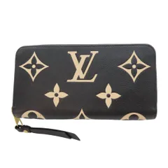 【中古】 Louis Vuitton ルイ・ヴィトン ジッピー・ウォレット M80481 モノグラム・アンプラント バイカラー ラウンドファスナー 長財布 ユニセックス A2502330 【無料ギフトラッピング承ります】