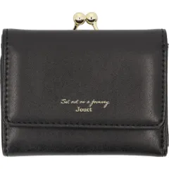 ☆ グロッシーブラック ☆ がま口財布 がま口財布 JOUET ジョエット ミニ財布 財布 さいふ 合成皮革 コンパクト 小銭入れ カード入れ 女性 レディース 小さい財布 ミニウォレット お札入れ おしゃれ かわいい シンプル 折りたたみ財布 ギフト 贈り物