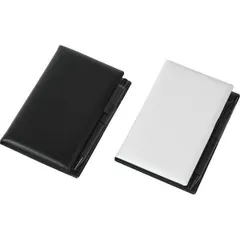 ＰＶＣ付箋メモ(ペン付) ブラック・ホワイト S3206 | 23-0656-022 文具 文房具 筆記用具 事務用品 雑貨 小物 メモ 付箋 インデックス付箋 ふせん ボールペン 使いやすい 便利 贈答品 贈り物 ギフト プレゼント