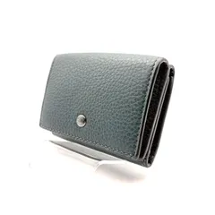 【 未使用 】COACH　コーチ　トライフォールド　オリガミ　コンパクトウォレット　メンズ　レディース　男女兼用　折財布　グリーン