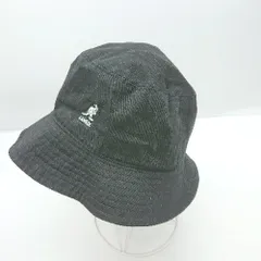 ◇ Θ KANGOL カンゴール バケットハット ブラック サイズM レディース E  【1412090015342】