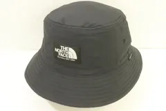 【中古】 THE NORTH FACE メンズハット -- REVERSIBLE FLEECE BUCKET HAT THE NORTH FACE -- 黒 ブラック ロゴ